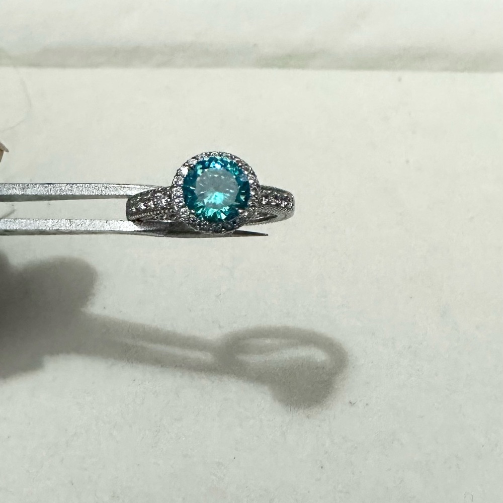 Judith Ripak Paraiba size 5 Sterling Silver Ring